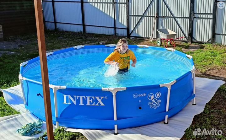 Бассейн каркасный Intex 366х76см