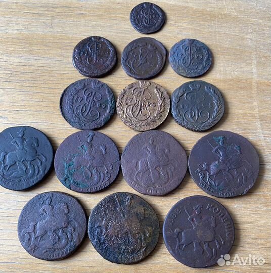 Медные царские монеты