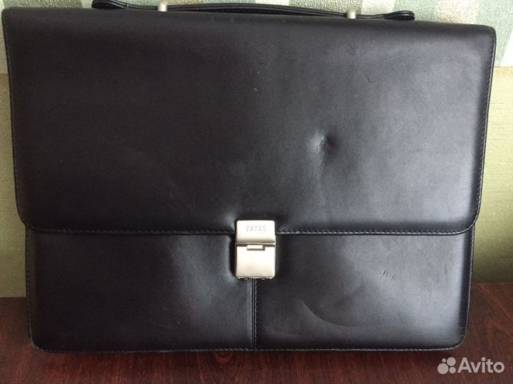 Мужской кожаный портфель petek