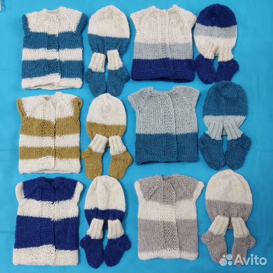 Вязанный набор для недоношенных