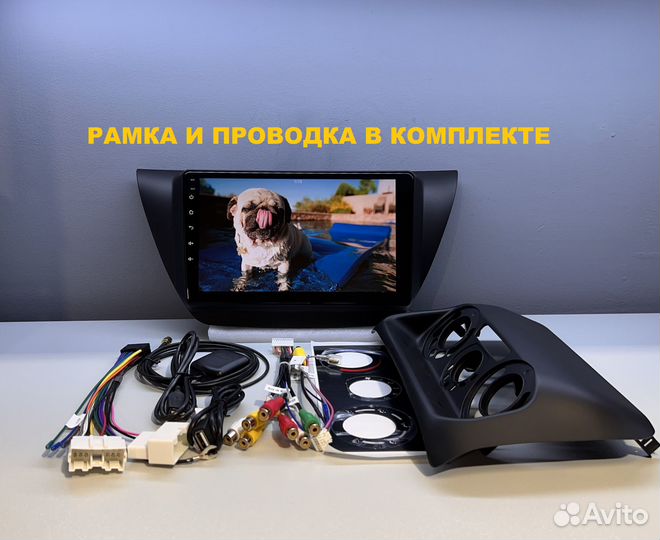 Магнитола на mitsubishi lancer 9