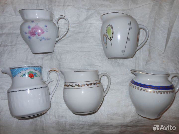 Молочники фарфор СССР