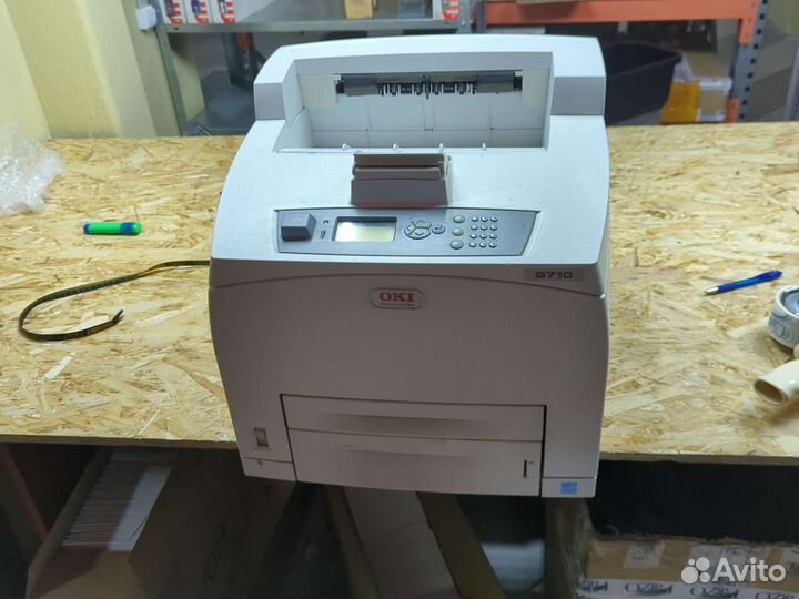 Принтер лазерный мфу oki b710