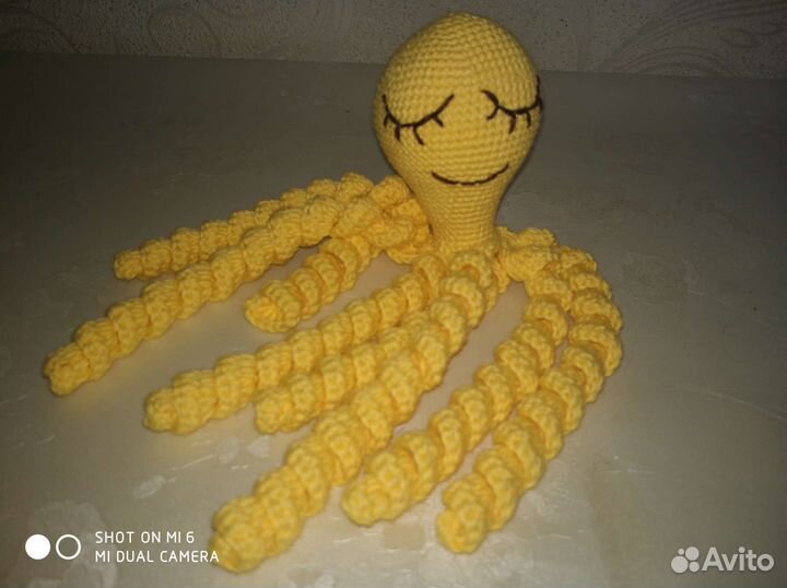 Осьминог для недоношенных деток. Ручная работа