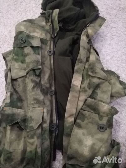 Костюм горка на флисе цвет мох Беларусь