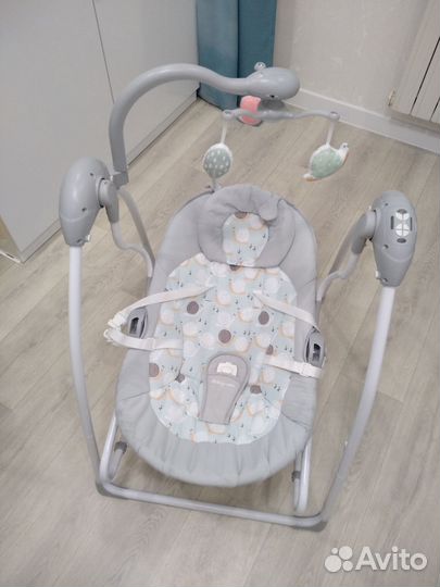 Детские электронные качели для новорожденных