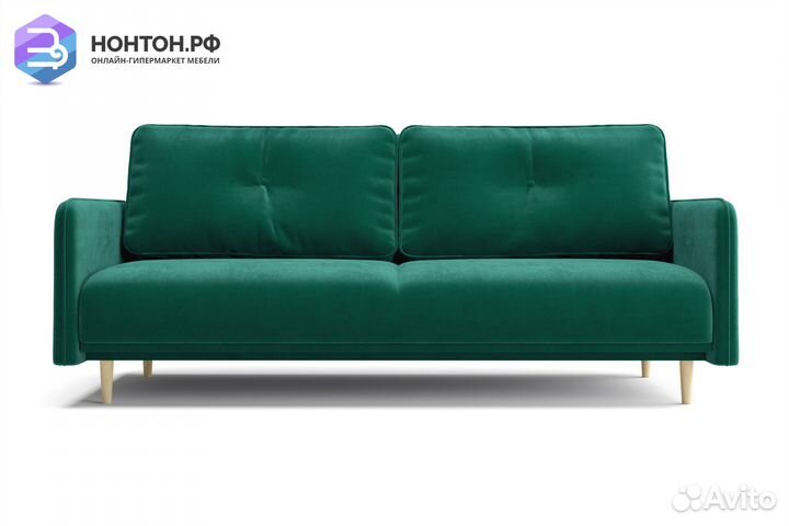 Диван книжка Эстет изумрудный