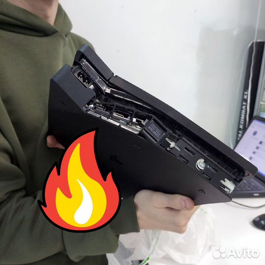 Чистка и ремонт PS4