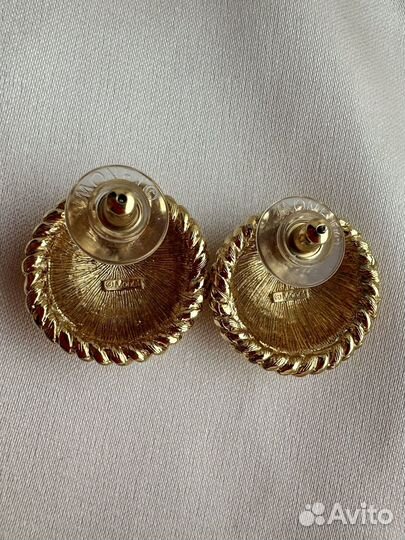 Винтажные серьги Monet (не ношенные)