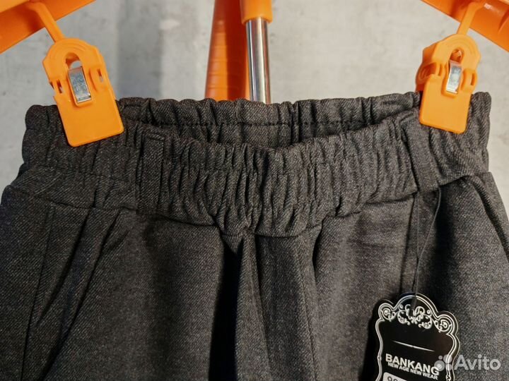 Серые Брюки теплые зимние 40 42 Новые с биркой