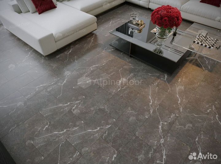 Alpine floor Stone Mineral Core SPC ламинат Сторм