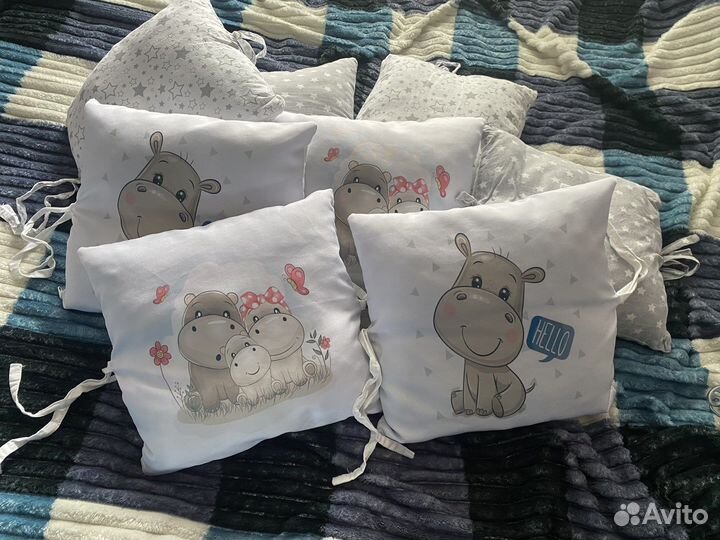 Бортики в детскую кроватку