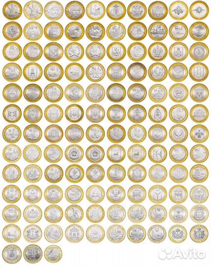 Юбилейные монеты России Биметалл