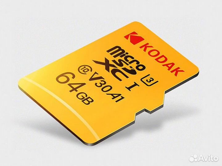 Карта памяти MicroSD 64 GB Kodak Новая 10й класс