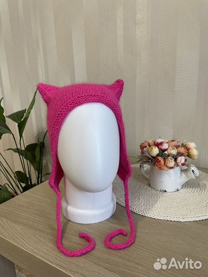 Шапка кошка