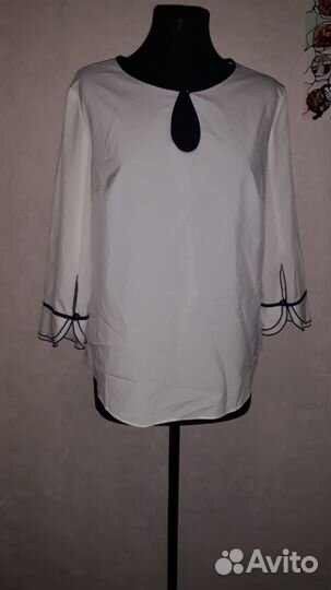 Блузка белая 50 размера