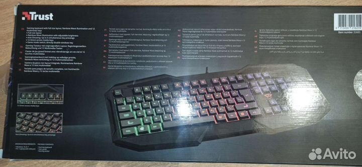 Игровая мембранная клавиатура Trust