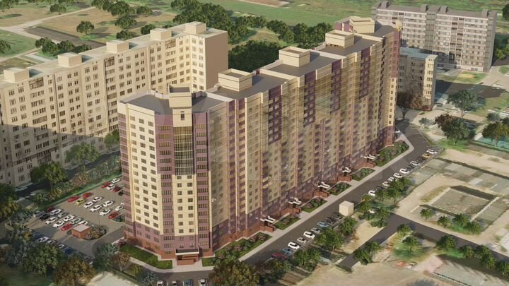 1-к. квартира, 46,5 м², 15/17 эт.