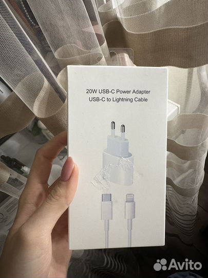 Новая зарядка на айфон с блоком