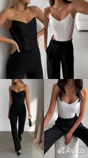 Кружевной топ корсет вечерний