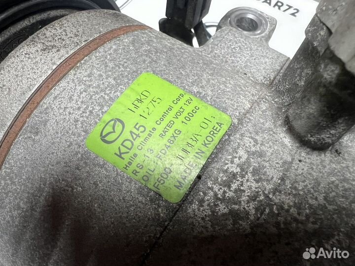 Компрессор кондиционера Mazda 6 GJ 2012-2018