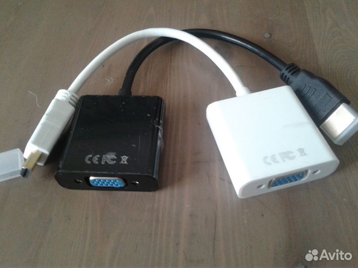 Переходник Hdmi на VGA, Новые. Разные