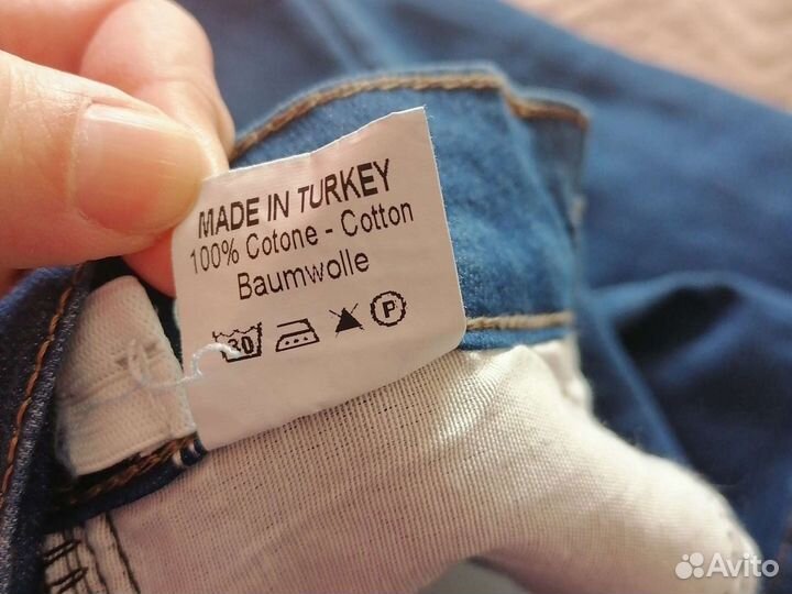 Новые джинсы для девочки 11 лет. Турция. Теплые