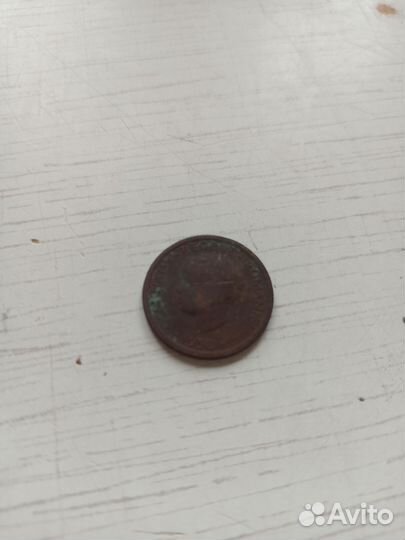 Монета 5леев 1930 г Румыния