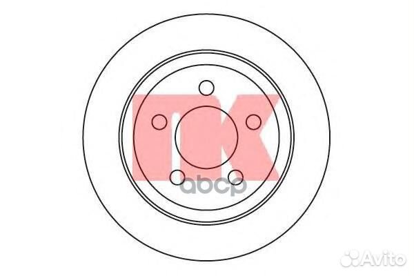 209327 Диск тормозной jeep cherokee 01-08/wrang