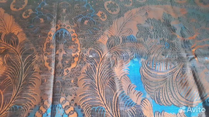 Старинный,шелковый платок 18 век