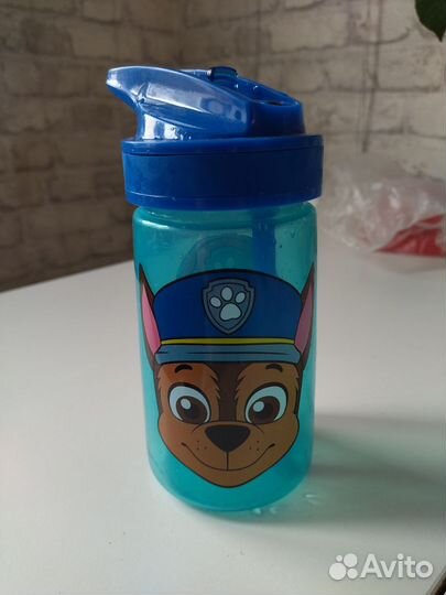 Детская бутылочка для воды Щенячий патруль
