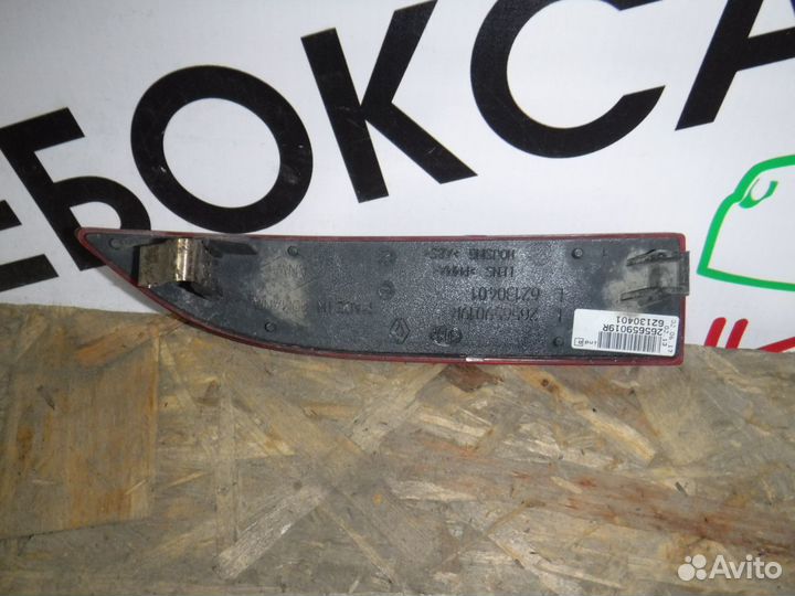 Катафот левый Renault Logan 2 (2014+)