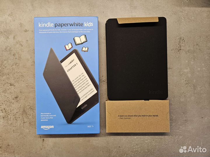 Kindle paperwhite 5 + оригинальная обложка
