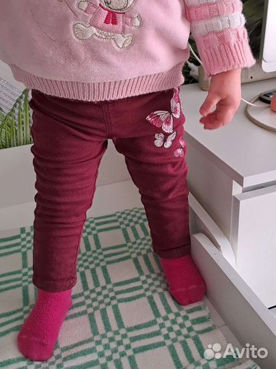 Джинсы на девочку 80