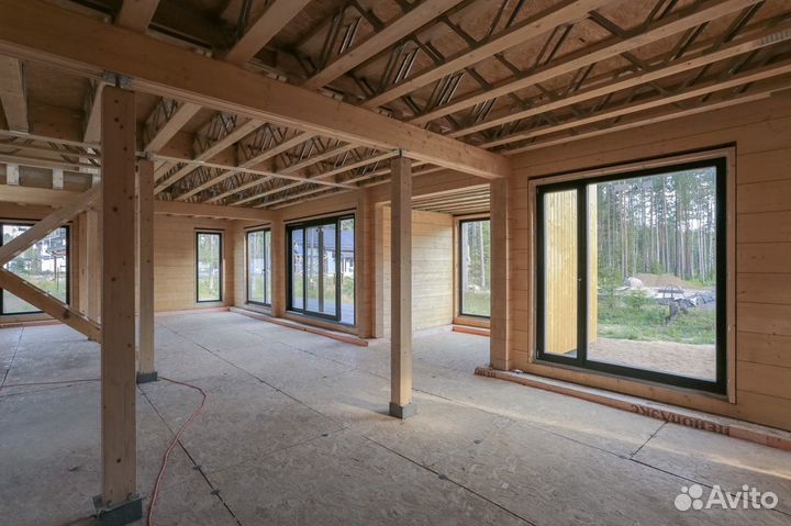 Наклонно-сдвижные оконные порталы