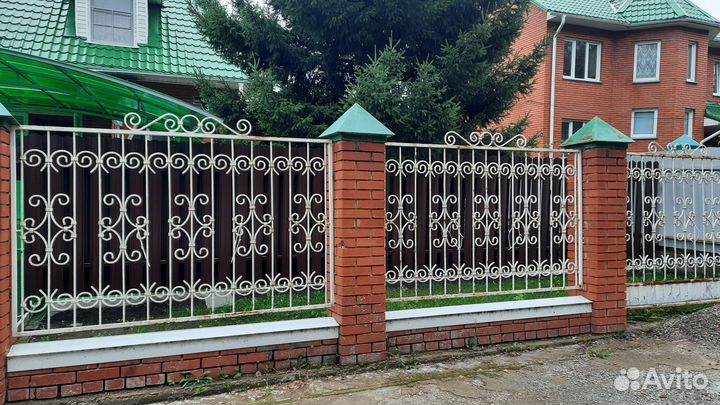 Забор, калитка, ворота кованые бу