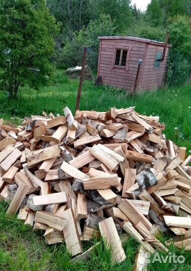 Дрова сухие навалом