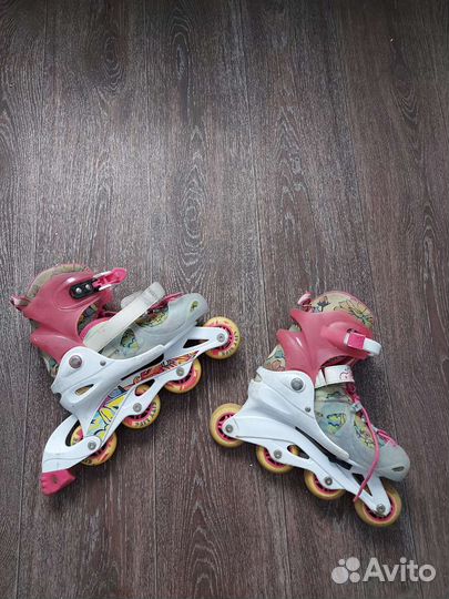 Роликовые коньки женские регулируемый размер