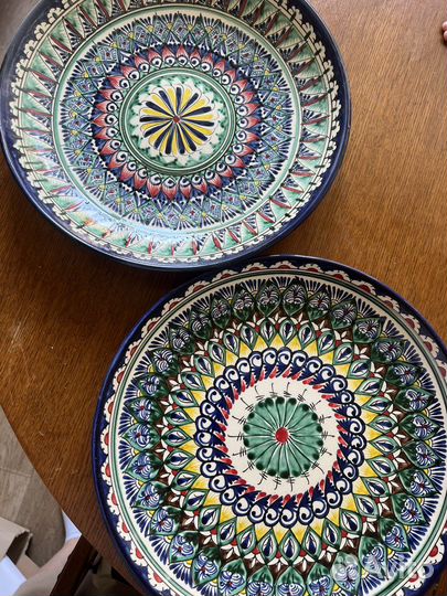 Блюдо риштанская керамика