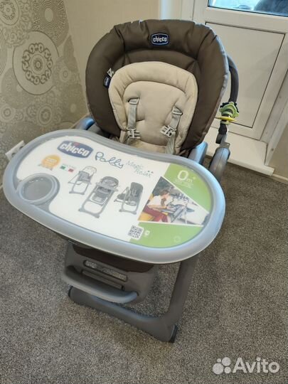 Стул для кормления chicco polly