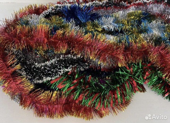 Новогодние украшения на елку пакетом