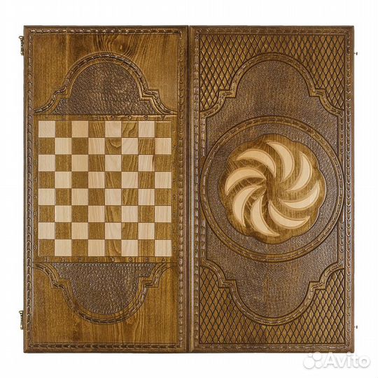 Нарды резные Бесконечность 60 х 60 см бук Армения 62886