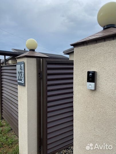 Установка видеодомофона, видеонаблюдения, скуд