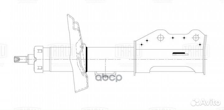 Амортизатор для а/м Opel Astra J (10) /Chevrole