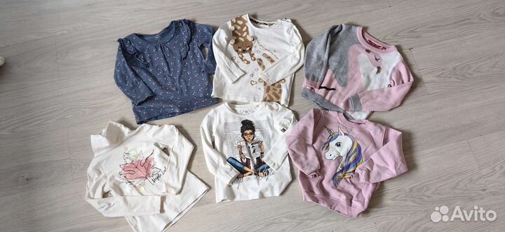 Большой пакет вещей для девочки