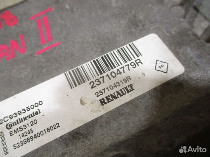 Блок управления двигателем Renault Logan 2