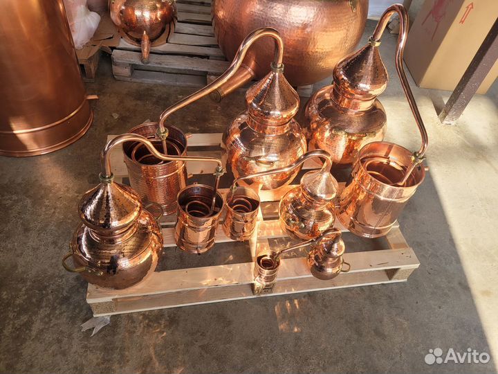 Медные аламбики от 1 до 300 литров