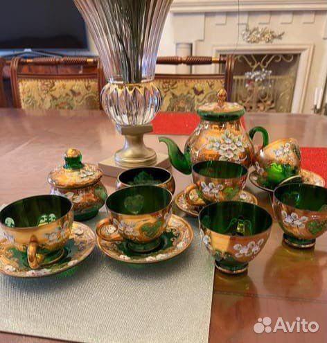 Чайный сервиз лепка,Чехия