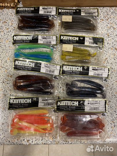 Силиконовые приманки и аксессуары рыболова