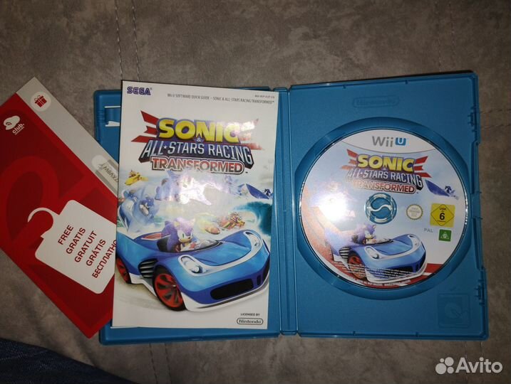 Sonic & All-Stars Racing Transformed для Wii U